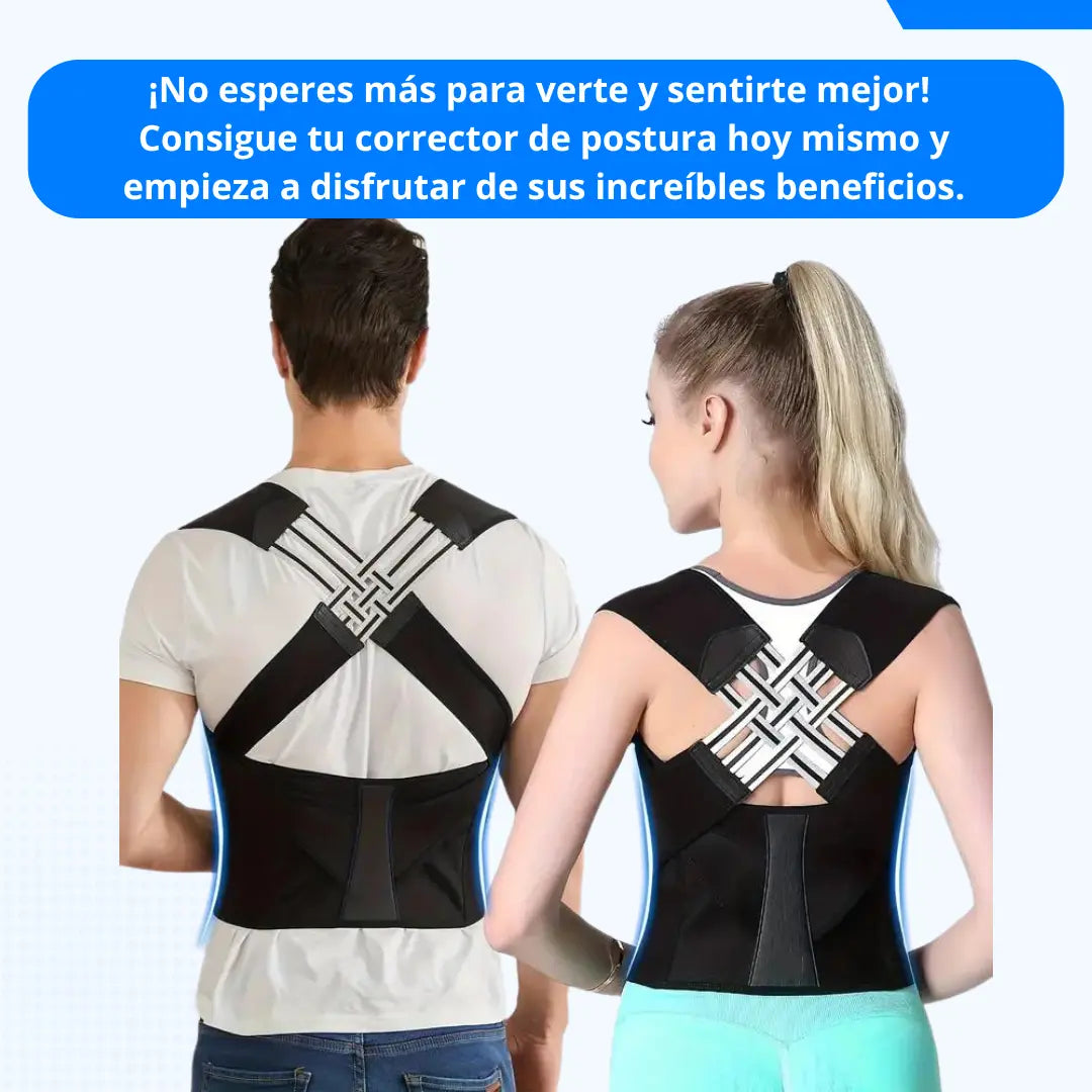 CORRECTOR POSTURA Y REDUCTOR DE CINTURA 2EN 1 ✅Tallas para mujer y para Hombre ✅