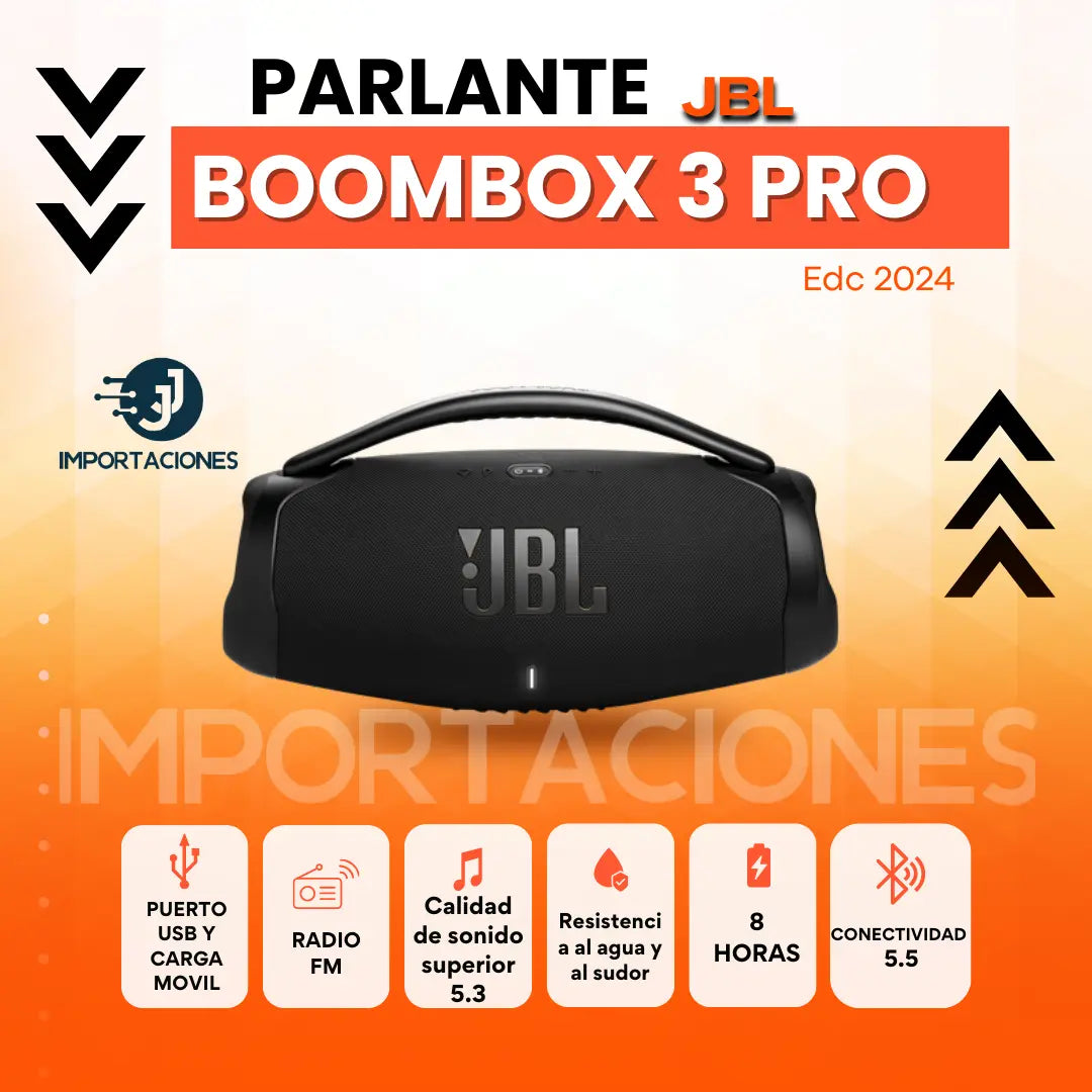 El Parlante Mas Potente Del Mercado BOOMBOX 3 PRO ultimas unidades