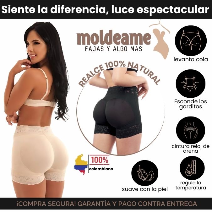 PANTY DELUXE LEVANTACOLA MOLDEA TU FIGURA EN INTSANTES  PRODUCTO ORIGINAL 100% ✅COLOMBIANO G3-15