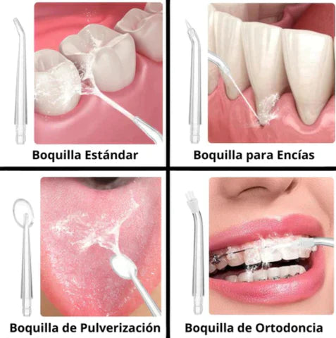 IRRIGADOR BUCAL👌 ADIOS AL MAL ALIENTO Y DIENTES AMARILLOS👌