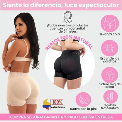 Gidlet*Short Levantacola+Faja Incorporada moldea tu cintura y realza tus gluteos al instante PRODUCTO PREMIUN 100%COLOMBIANO ✅27-3