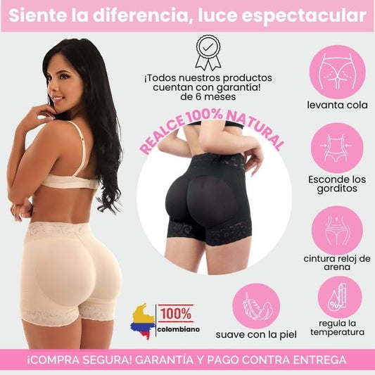 Panty Deluxe. Levanta glúteo con encaje-con una silueta perfecta.?🍑